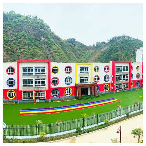 汕尾高坝店镇中心幼儿园人造草坪跑道